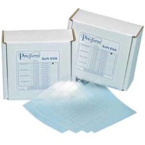 KEYSTONE - Soft Eva - .040in ( 1mm ) - 25pk - 5in x 5in sheets - CLEAR 100613 Us Dental Depot