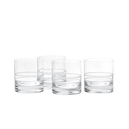 Crafthouse By Fortessa Professional Barware by Charles Joly Signature Collection, 4 Count (Pack of 1), Double Old Fashioned Glass