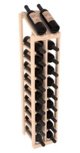 wine racks america® instacellar display top wine rack kit - durable and expandable wine storage system, pine unstained - holds 20 bottles