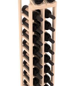 Wine Racks America® InstaCellar Display Top Wine Rack Kit - Durable and Expandable Wine Storage System, Pine Unstained - Holds 20 Bottles