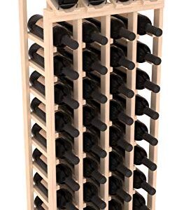 Wine Racks America® InstaCellar Display Top Wine Rack Kit - Durable and Expandable Wine Storage System, Pine Unstained - Holds 40 Bottles