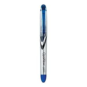 STAPLES 704789 Optiflow Needle-Tip Rollerball Pens Fine Point Blue Dozen (15195)