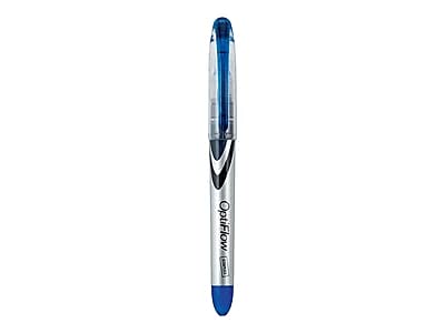 STAPLES 704789 Optiflow Needle-Tip Rollerball Pens Fine Point Blue Dozen (15195)