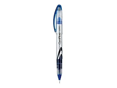 STAPLES 704789 Optiflow Needle-Tip Rollerball Pens Fine Point Blue Dozen (15195)