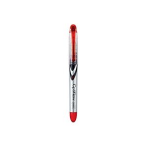 STAPLES 704790 Optiflow Rollerball Pens Fine Point Red Ink Dozen (15196)