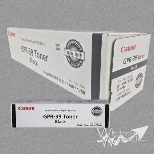 Canon (GPR-39) imageRUNNER 1730 Black OEM Toner Standard Yield (15,100 Yield)