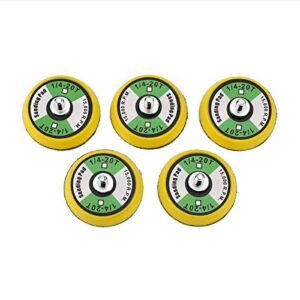ouya 5pcs 2" 1/4"-20 thread hook and loop backing pad buffing plate for air sander and dual action car polisher