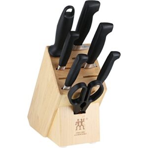 zwilling j.a. henckels four star anniversary 8-pc knife block set