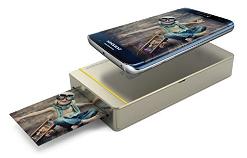 Kodak Mini Portable Mobile Instant Photo Printer - Wi-Fi & NFC Compatible - Wirelessly Prints 2.1 x 3.4" Images, Advanced DyeSub Printing Technology (Black) Compatible with Android & iOS