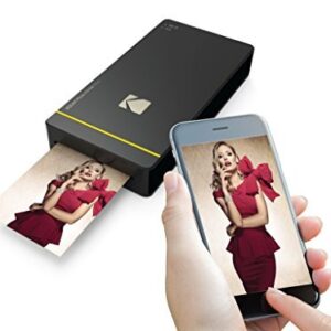 Kodak Mini Portable Mobile Instant Photo Printer - Wi-Fi & NFC Compatible - Wirelessly Prints 2.1 x 3.4" Images, Advanced DyeSub Printing Technology (White) Compatible with Android & iOS