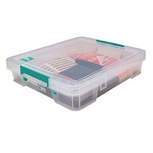 storestack 430 x 360 x 90 mm box - clear