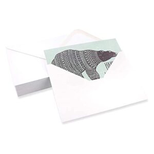 48 Pack Happy Holiday Cards with Envelopes, 6 Christmas Winter Animal Designs (4x6 In)