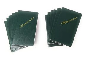 diy indispensables us military memo book (12 pack) side bound 3-3/8 x 5-5/8 inch durable perfect bound college ruled 72 sheet 144 page notebook nsn 7530-00-222-0078 made in usa