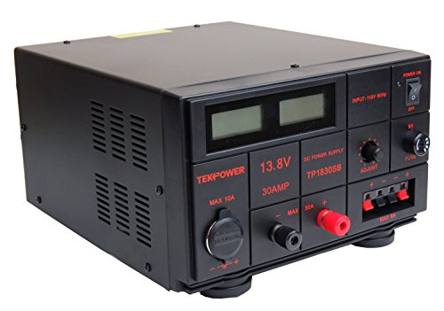 TekPower TP1830SB DC Adjustable DC Power Supply 1.5-15V 30A with Digital Display, Linear Output, Lab Grade High Stable and Low Ripple Voltage Reglator