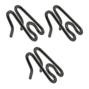 herm sprenger - package of 3-2.25mm black stainless steel spike/pinch/prong extra link 50530