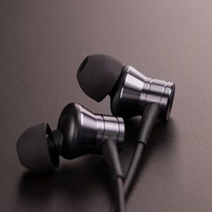 1MORE Piston Fit in-Ear Earphones Fashion Durable Headphones with 4 Color Options, Noise Isolation, Pure Sound, Phone Control with Mic for Smartphones/PC/Tablet - Black