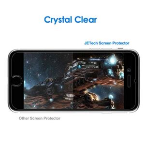 JETech Screen Protector for iPhone SE 2022/2020, iPhone 8 and iPhone 7, PET Film, HD Clear, 3-Pack