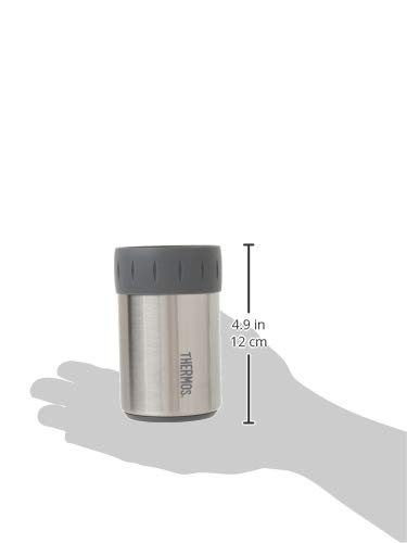 Thermos Stainless Steel Beverage Can Insulator for 12 Ounce Can