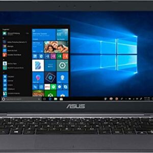 2019 Asus Vivobook 11.6" Thin and Lightweight Laptop Computer, Intel Celeron N4000 up to 2.6GHz, 2GB DDR4 RAM, 32GB eMMC, 802.11AC WiFi, Bluetooth 4.1, USB-C 3.1, HDMI, Star Gray, Windows 10 in S Mode
