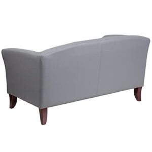 Flash Furniture HERCULES Imperial Series Gray LeatherSoft Loveseat