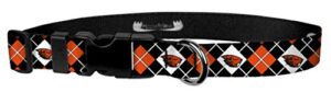 moose pet wear dog collar – oregon state university adjustable pet collars, made in the usa – 3/4" wide, small, argyle