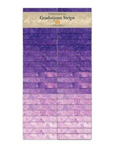 stonehenge gradations brights amethyst stone strips 40 2.5-inch strips jelly roll northcott