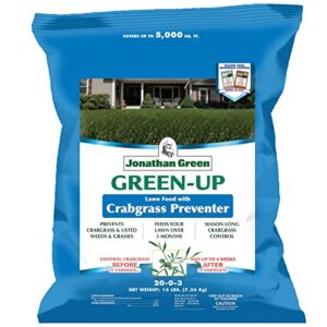 jonathan green 10456 5m 22-0-3 green up + crabgrass preventer plus fertilizer