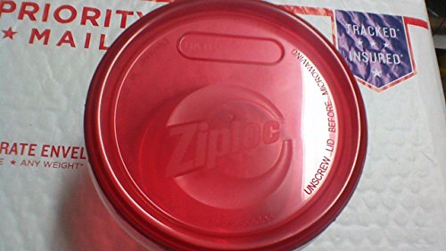 Ziploc 3 Twist 'n Loc All Purpose Small Round,2 Cup Containers & Lids Ed