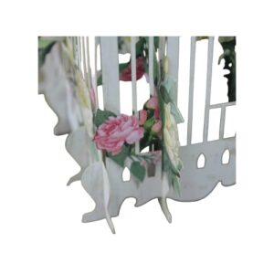 Paper d'Art Flower Cage 3D Pop Up Greeting Card