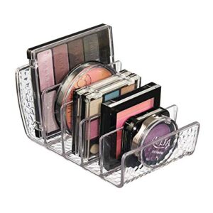 iDesign Rain Vertical Textured Plastic Palette Organizer for Storage of Cosmetics, Makeup, and Accessories on Vanity, Countertop, or Cabinet, 9.25" x 3.86" x 3.20"