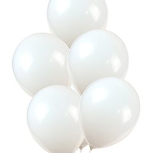 White Balloons,100-pcs,12-Inch Latex Balloons