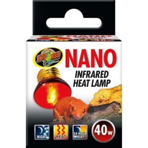 zoo med labs 40w nano infrared heat lamp