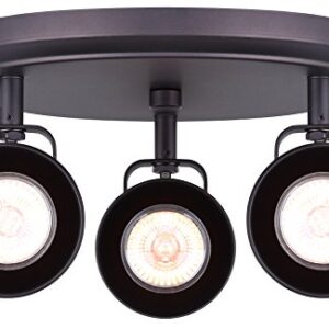 CANARM ICW622A03ORB10 LTD Polo 3 Light Ceiling/Wall, Oil Rubbed Bronze with Adjustable Heads