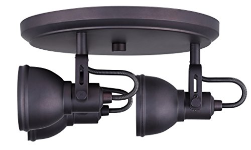 CANARM ICW622A03ORB10 LTD Polo 3 Light Ceiling/Wall, Oil Rubbed Bronze with Adjustable Heads