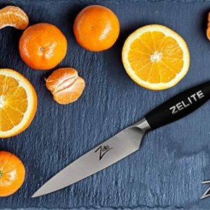 Zelite Infinity Utility Knife Kitchen, 5 Inch Kitchen Knife, Chef's Knives, Chopping Knife, Kitchen Utility Knife, Vegetable Knife - German High Carbon Stainless Steel - Razor Sharp Kitchen Knife