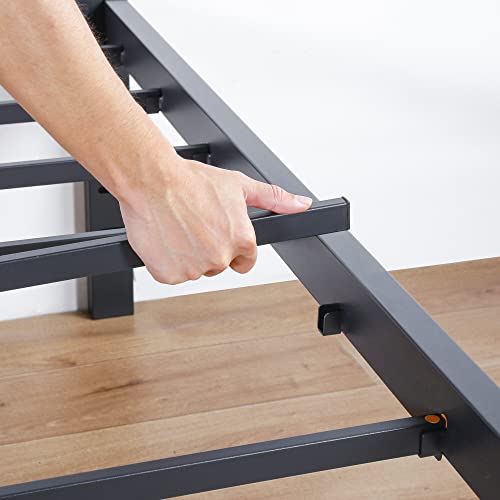 Olee Sleep 18inch Tall Steel Slat / Non-slip Support S-3500 High Profile Platform Bed Frame, Twin