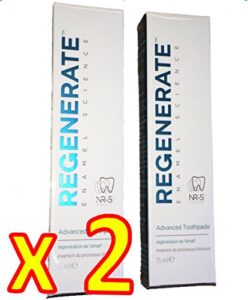 regenerate enamel science - regenerate enamel science advanced toothpaste 75 ml - pack 2 x 75ml by enamel science