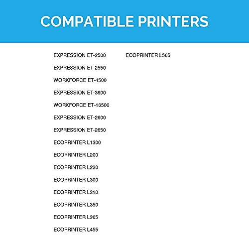 LD Compatible Ink Bottle Replacement for Epson 664 T664120 High Yield (Black)