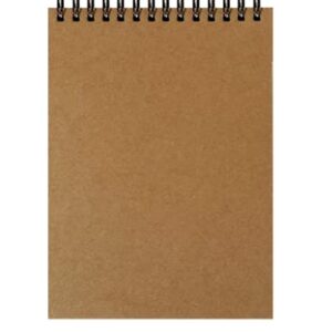 K-Kraft Steno Notebooks Kraft Paper Covers (Four 5 x 7 Notepads)