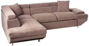 homes: inside + out dentas sectional with pull out sleeper chaise