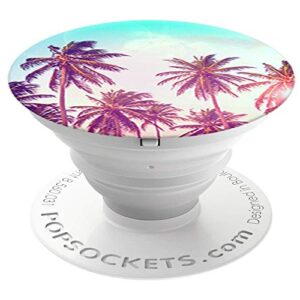 popsockets: collapsible grip & stand for phones and tablets - palm trees