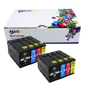 hiink compatible ink cartridges for canon pgi-1200 pgi-1200xl use with maxify mb2020 mb2320 mb2120 mb2720(black, cyan, magenta, yellow, 8-pack)