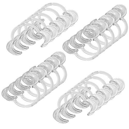 EZGO 20 Pieces (Size S) C-Shape Teeth Whitening Cheek Retractor, Autoclavable Dental Mouth Opener, Disposable Dental Lip Cheek Retractor for Mouthguard Challenge Game