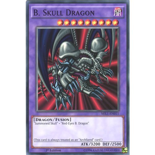 Deckboosters YuGiOh : MIL1-EN011 1st Ed B. Skull Dragon Common Card - ( Millennium Pack)