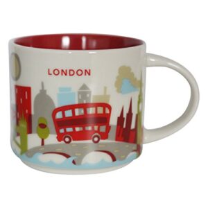 new starbucks london you are here mug coffee cup big ben gherkin st pauls eye thames tower bridge yah coffee cup