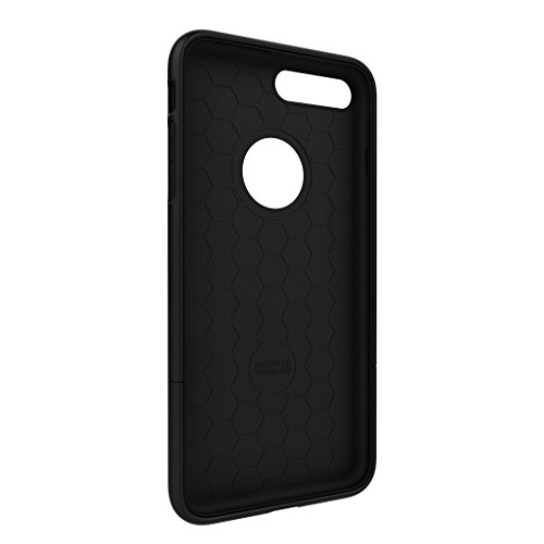 Seidio Surface Case with Kickstand for Apple iPhone 7 Plus and iPhone 8 Plus (Black/Black)