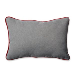 Pillow Perfect Christmas Rectangular Throw Pillow, Grey-White