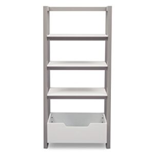 Delta Children Ladder Shelf, White/Grey