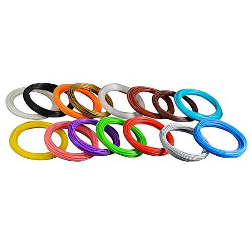 PLA Filament Refills for 3D Pen PLA 500 Linear Feet 15 Different Color