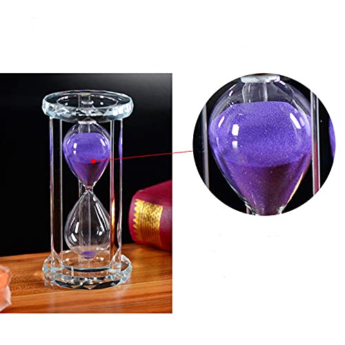 30 Minute Hourglass Timer with Purple Sand and Gift Box